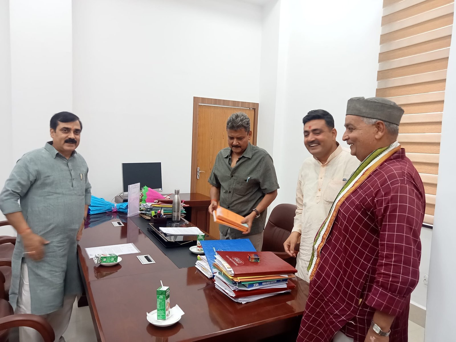 sunil kr and jibesh kr minister