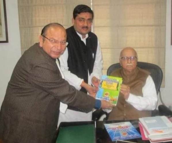 with adwani ji